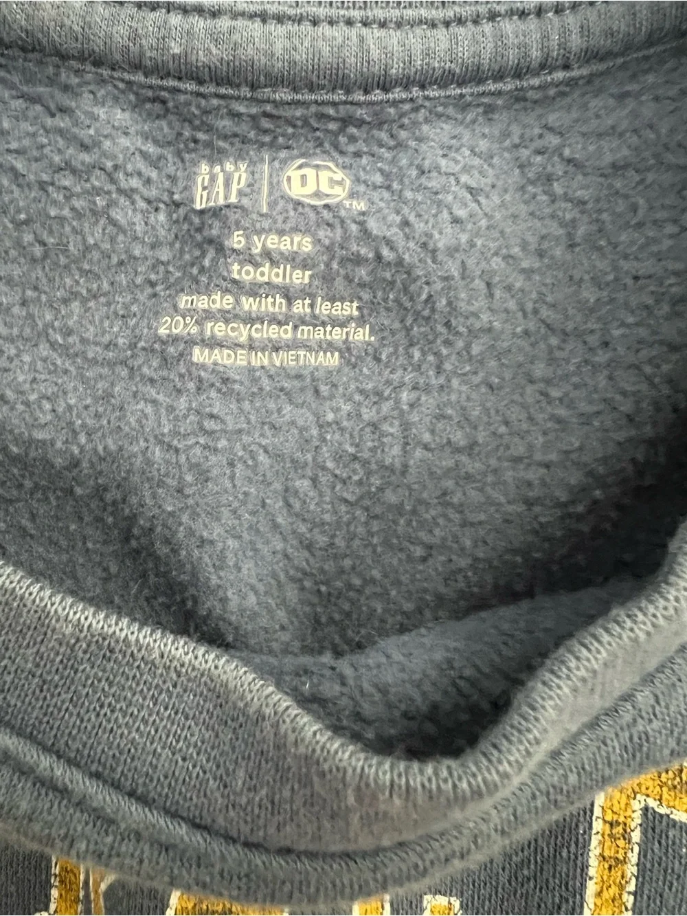 BabyGap DC The Flash Sweatshirt 5T
